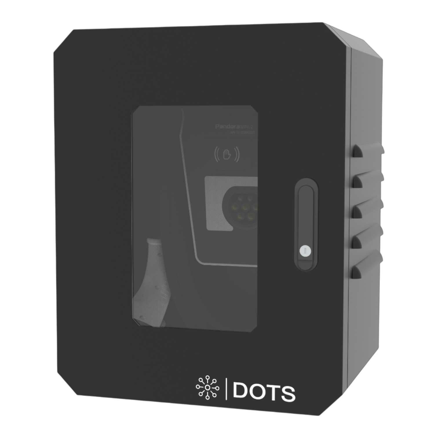 Бокс DOTS 500G - дверь стекло монтаж на стену