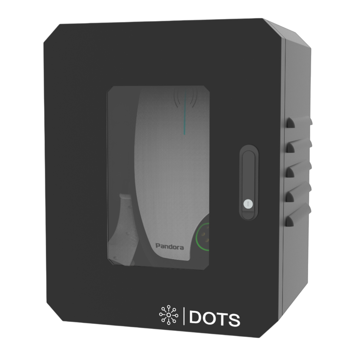 Бокс DOTS 500G - дверь стекло монтаж на стену